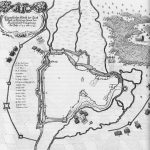 Obléhání města Olomouce císařskými vojsky roku 1643 a 1644 (Matthäus Merian, Topographia Bohemiae, Moravia et Silesiae. Frankfurt am Main 1650)